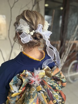 フランジェッタヘアー(Frangetta hair) 成人式ヘア♪担当内城