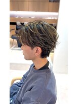 アイトーキョー 横浜(AI TOKYO) 毛流れパーマ×メンズハイライト