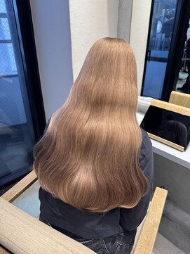 ブレスシイ 大阪梅田(brace SII) 【fuka】ミルクティーベージュ/リタッチカラー/ハイトーン