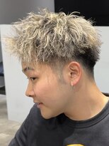 ドゥーエン 上本町店(DoEN) メンズカット×ツイストパーマ×メッシュ