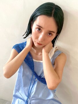  fit stand 千葉/ショートボブ/カット/パーマ/ダブルカラー/トリートメント/縮毛矯正 イメチェン/ピンクベージュ/アンブレラカラー[千葉]