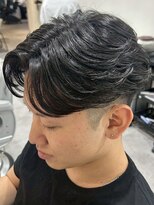 ナム 錦糸町(NAM)&nbsp;MEN'S HAIR/ブルーブラック/フェザーパーマ/錦糸町