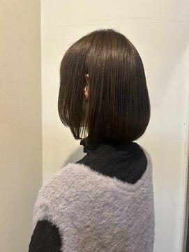 ペスカケイクリエイティブ(PESCA K-CREATIVE) グリーン系カラー×ナチュラルボブ