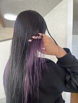 ビビバイマグ(bivi by Mag) インナーカラー×ラベンダー