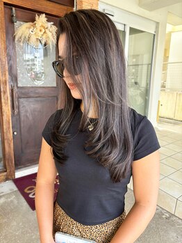 グランジュテ(grandjute)の写真/赤みを抑えた外国人風の透明感のある最旬カラーリングを“grandjute 【グランジュテ】”で体感♪