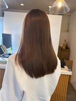 クララジャパン ナベシマ(CLALA JAPAN Nabeshima)&nbsp;グレージュ　艶髪　髪質改善　ブリーチ　ピンクベージュ　韓国風