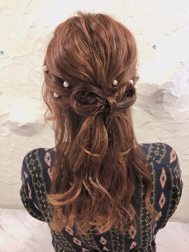 シエン 本店(CIEN) *CIEN by ar hair杉本希*リボンハーフアップ