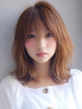 アグ ヘアー ハーツ 高知店(Agu hair hearts) 《Agu hair》ウザバング×アンニュイミディ