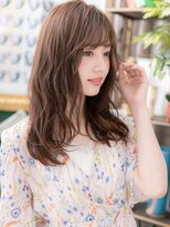 カバーヘア イヴ 戸頭店(COVER HAIR EVE)&nbsp;大人かわいいくせ毛風カール＆斜めバングa戸頭20代30代40代