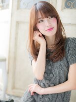 ブルー(BLUE)&nbsp;*CUORE水戸*旬の艶カラー♪シャドールーツカラーロングレイヤーb