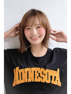 アンアミ オモテサンドウ(Un ami omotesando) 【Un ami】《増永剛大》大人気、切りっぱなしボブ、外ハネボブ