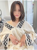 ボブディシアベージュ_マロンベージュAラインボブ透明感