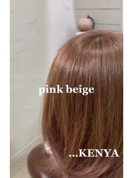 ソーエン バイ ヘッドライト 熊本店(soen by HEADLIGHT) 暖色系カラー×ピンクベージュ×ツヤ髪