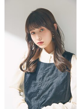 エイチツーオーアヴェダ 渋谷ヒカリエShinQs店 クロードモネH2Oアヴェダ ベージュブラウン×セミロング【渋谷/渋谷駅】