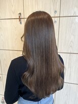 アドラーブル 松崎店(adorable) 20代30代髪質改善カラーロングモカグレージュオルチャンヘア