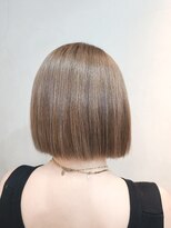 シェルビー 新宿(SHELBe)&nbsp;グレージュ×ワンレンボブ[新宿/髪質改善/ヘッドスパ]