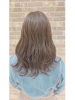 アース 新越谷店(HAIR&MAKE EARTH)&nbsp;艶々外国人風カラー　韓国巻き