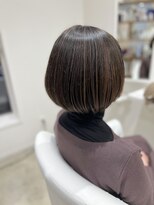 ヘアーデェカラー(hair de KOLOR) 【つくば】大人ボブヘア×ハイライトブリーチ無し