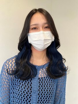 ツキ 横浜店(tuki) 20代インナーカラーケアブリーチイヤリングカラーハイライト