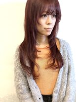 ロフト プロデュースドバイウシワカマル(loft produced by ushiwakamaru)&nbsp;ピンク×ロング×レイヤースタイル