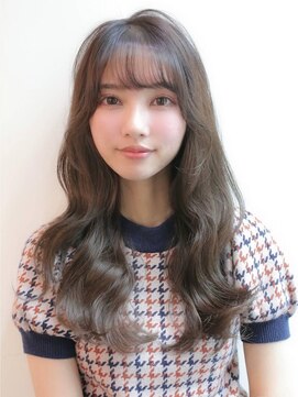 アグ ヘアー グラン 吹田店(Agu hair gran) 《Agu hair》ミントアッシュロング×numberA.ケアオイルスリーク