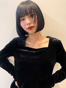 ノク 渋谷(nok) モードカジュアルなボブ