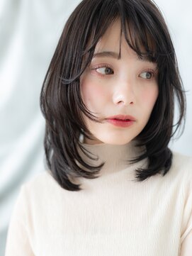 ドクターズ サロン ラブ(Dr's Salon LAB) ツヤ感アッシュオリーブのレイヤーロングi古河20代30代40代