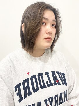 モリオフロムロンドン 松戸店(Morio from London) 【松戸 石山】切りっぱなし外ハネボブフェイスレイヤー