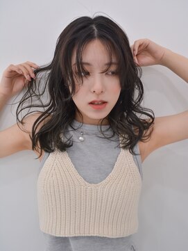 スリール バイ ミリー 江坂(Sourire by milly) 【Sourire江坂】ふんわりカールアッシュブラウンシアーカラー