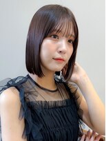 シーシンジュク 新宿南口(Sea shinjuku)&nbsp;ミニウルフ×チェリーブラウン[夏/イメチェン/韓国/前髪]