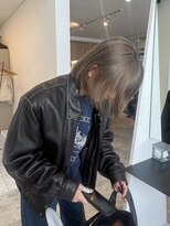 ベンジー オウン 代々木上原店(benji own)&nbsp;グレージュ　ぷつっとボブ