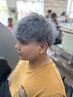メンズカット&シルバーカラー&頭皮オイル保護[那覇市/上間/メンズ/ブリーチ]