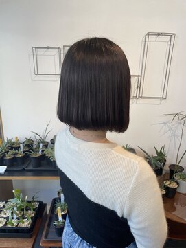 ニコ(nico) [髪質改善ストレート剤使用] ナチュラルストレートボブ