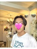 20代30代40代ハイライト外国人風カラープラチナアッシュ