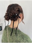 ツインお団子ヘア