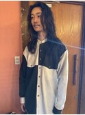 メンズロン毛パーマ