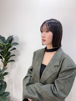 アマテラスゼロ 新宿(AMATELAS zero)&nbsp;髪質改善でつくる、まとまりのいい艶暗髪ボブ/新宿