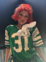 アウラヘアーサロン(aura hair salon)&nbsp;オレンジ×ベージュ