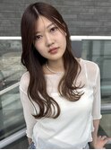 セミロング ナチュラルブラウン