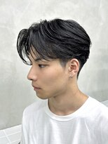 ニコ トウキョウ ヨコハマ(nico)&nbsp;メンズセンターパートウルフセンターパートニュアンスパーマ襟足