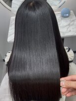 ピリオド 松阪(Period.) ロングヘアーダークグレージュ髪質改善 松阪美容室