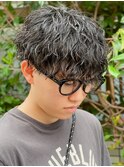 ツイストスパイラル/メンズ/学割/アップバング/センターパート