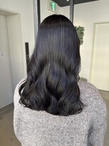 フリック 堺東店(FLICK)&nbsp;ダークグレー/韓国風/セミロング/堺東美容室