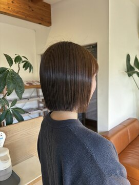 シュールセイン(sur scene) mini bob/olive beige