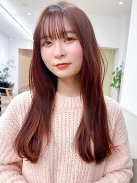 セイドット リー(Say. Ree) Say.ロングレイヤーローズブラウンダークレッドモーヴピンク青山