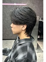 スライバイリアオオサカ(Sly By Ria OSAKA)&nbsp;～毛流れセンターパートウルフ～【大阪/梅田】