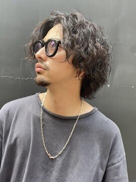 レタッチバイフィフス(RETOUCH by fifth) 原宿波巻きスパイラルパーマセンターパートサーフカールウルフ