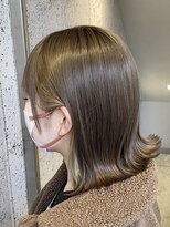銀座ラボ 千葉店(LA BO) オリーブグレージュ 髪質改善
