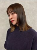ミディアムレイヤーボブ 髪質改善 【20代/30代/40代】