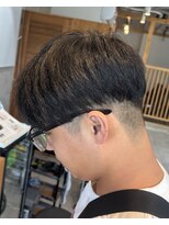 ヌーバイアンドライフ(NU. by and life)&nbsp;刈り上げマッシュ[五井/メンズカット/パーマ/カラー/メッシュ]